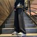 Men's Clothing Retro Jeans Trendy Design Loose Straight Drop Sense Casual All Match High Street Trousers_viptrois.com