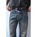Men's Clothing American Retro Flared Jeans New Autumn Style High Waist Elastic Slim Fit Floor-length Pants_viptrois.com