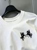 100% Cotton Men's 3-Pack T-shirts Twin Horses Monogram Print Crew Neck Short Sleeve Casual Tops In Black White Gray_viptrois.com