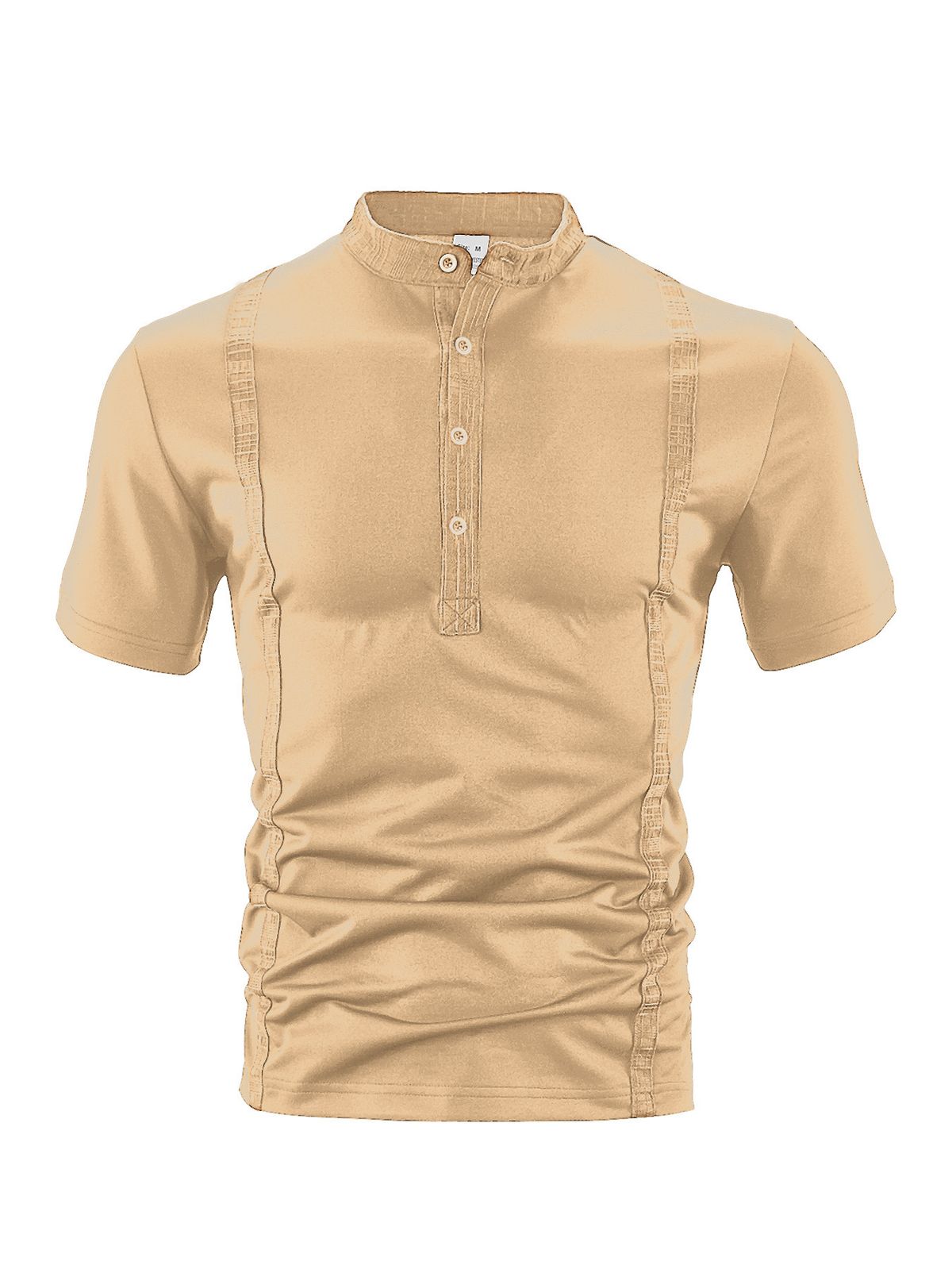 Men's Casual Short Sleeve Polo Shirt - Breathable Pearl Cotton Twisted Knit Fabric - Summer Loose Fit Patchwork Design_viptrois.com