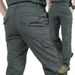 Men's Lightweight Quick-Dry Cargo Pants With Multiple Pockets - Outdoor Work Military Style Loose Fit Tactical Trousers For Hiking Camping Travel_viptrois.com