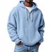 2026 Autumn And Winter New Environmentally Friendly Fabrics Fashion Sports Trendy Men's Tops Waffle Hooded Sweater_viptrois.com