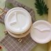 9-Inch Two-Compartment Three-Compartment Round Disposable Biodegradable Tableware Thickened Snack Barbecue Picnic Paper_viptrois.com