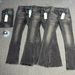Men's ClothingAmerican High Street Vibe Style Washed Black Flared Couple Jeans Slim Fit Drape Pants Trendy New Style_viptrois.com