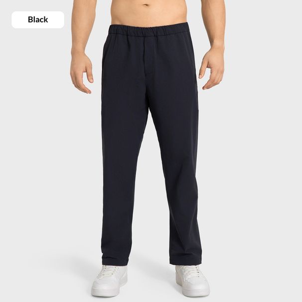 Summer Quick Drying Breathable Casual Pants For Men, Thin, Loose, Straight Leg, Versatile, Elastic Waist, Athletic Long Pants DMK007_viptrois.com