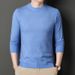 Men's Knit Sweater Winter Warm Ribbed High Neck Pullover Casual Slim Fit Long Sleeve Tops_viptrois.com