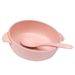 ToysMall 2Pcs/Set Baby Feeding Food Straw Handled Bowl Spoon Training Tableware_viptrois.com