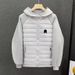 Men's Clothing Men's Clothing 25 New Solid Color Splicing Hooded Cotton Jacket Zhangzai 02 Style Light And Comfortable Casual Light Cotton Jacket_viptrois.com