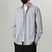 Men's Pure Cotton Casual Jacket – American-Style Spring/Autumn Lightweight Coat, Breathable & Versatile (White/Black/Blue/Green)_viptrois.com