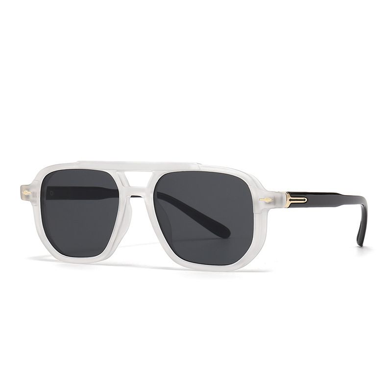 Men's Sunglasses Trend Street Photography Retro Literary Sunglasses Modern Charm INS Wind-proof Blue Light Sunglasses 6090_viptrois.com