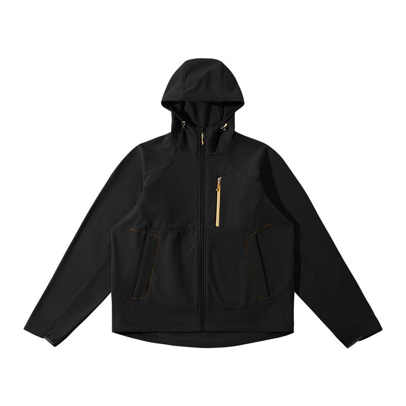 Men's Waterproof Softshell Jacket - Lightweight Outdoor Windproof Fleece-Lined Hiking Coat With Full Taped Seams For Winter_viptrois.com