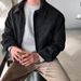 boy National Trend Retro Short Lapel Jacket Spring And Autumn Zipper Fable Niche American Style Coat Versatile Men's_viptrois.com