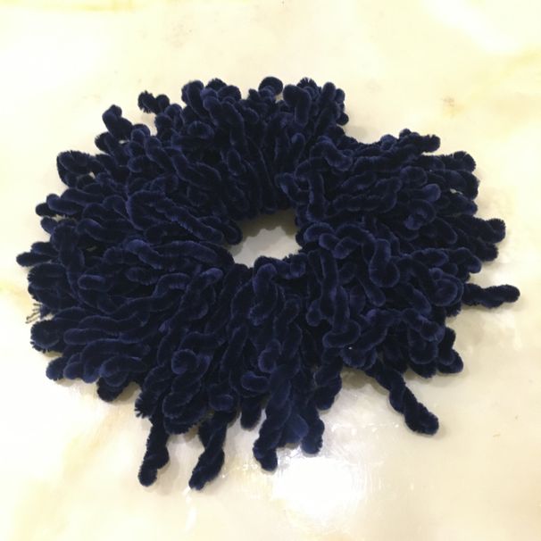 Plush and plush yarn bunched hair, solid color headdress, Indonesian headscarf accessories, ethnic base hat headwear_viptrois.com