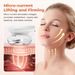 Portable micro current for cold hot skin rejuvenation, facial red blue light massage and lifting, imported into the_viptrois.com