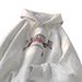 New Long Sleeved Letter Printed Hooded Sweatshirt With Trendy And Fashionable Design, Versatile Casual Top_viptrois.com