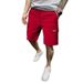 Men's Style Work Shorts Drawstring Elastic Waist Multi Pocket Casual Mid Length Quick Drying_viptrois.com