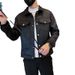 Spring And Autumn Lapel Jacket Men's 2025 New Korean Version Trend Xiaoxiangfeng Jacket High-end Sense Ruffian Handsome Men's Top_viptrois.com