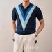 Men's Clothing Summer Niche Lapel Contrast Color Short Sleeved Knitted Polo Shirt Thin Jacquard Casual T Shirt Pullover Bottoming Shirt_viptrois.com