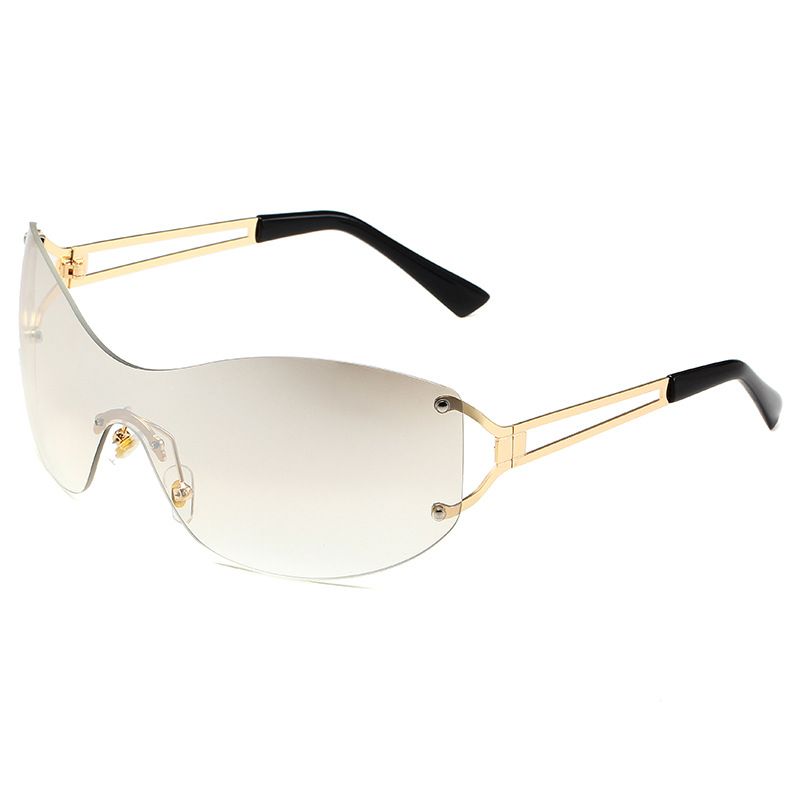 Men's Sunglasses For Women Square Half Frame High End Personalized Sunglasses For Men_viptrois.com