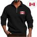 Men's Fleece Zip-up Hoodie With 3d Print, Relaxed Fit, Henry Collar, For Spring & Fall (Black/White/Red/Light Gray/Apricot/Wine Red/Camel/Dark Gray)_viptrois.com