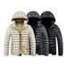 "Men's Ribbed Cotton Hooded Coat – Plum Blossom Design, Loose Fit Cross-Border Streetwear Jacket"_viptrois.com