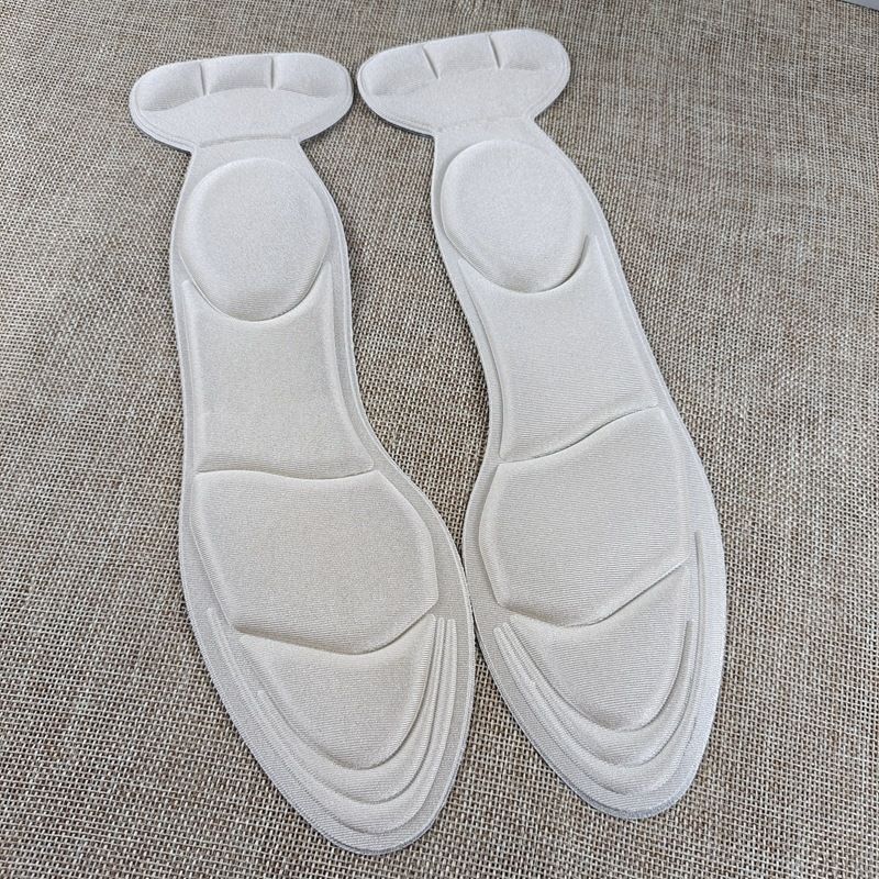 Cuttable High Heel Insole 4D Summer Thick Breathable Female Anti Slip Massage Two In One Insole Shoe Adjustment Heel Sticker_viptrois.com