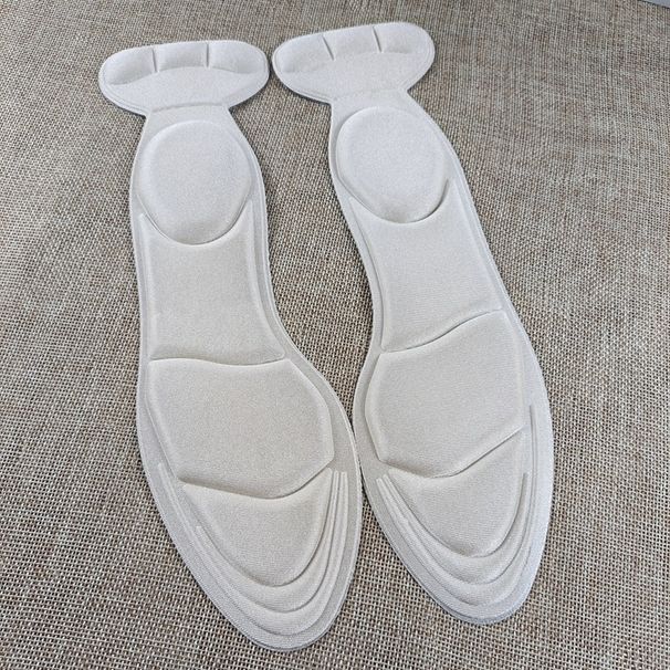 Cuttable High Heel Insole 4D Summer Thick Breathable Female Anti Slip Massage Two In One Insole Shoe Adjustment Heel Sticker_viptrois.com