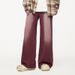 Unisex Gradient Drape Sweatpants – Oversized Wide-Leg Joggers In Rosy Red, Burgundy & Dark Gray (M-XL) – Streetwear Lounge Pants For Couples_viptrois.com