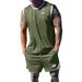 2024 Summer Cross-border New Casual Sports Basketball Suit Men's European And American Trend Sleeveless Top Men's_viptrois.com