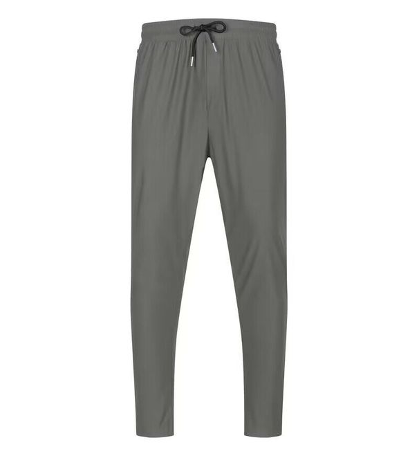 Men's Clothing Sports Trousers Thin Casual Ice Silk Quick-Drying Running Trousers Loose Straight Outdoor Training Trousers_viptrois.com