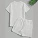 Men's Clothing New Jacquard Heavy Short Sleeved T Shirt Men's Summer Ins Trendy Couple Loose Round Neck Short Sleeved T Shirt_viptrois.com
