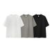 Men's Clothing Men's Wear | American Deconstructed Splicing Short Sleeved T Shirt 2025 Spring And Summer New American Street Heavyweight Ins Top_viptrois.com