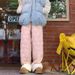 Women's Winter Fleece-Lined Pants – Windproof Polyester Trousers With 3D Print & Adjustable Drawstring (M-3XL, Thermal Insulation)_viptrois.com