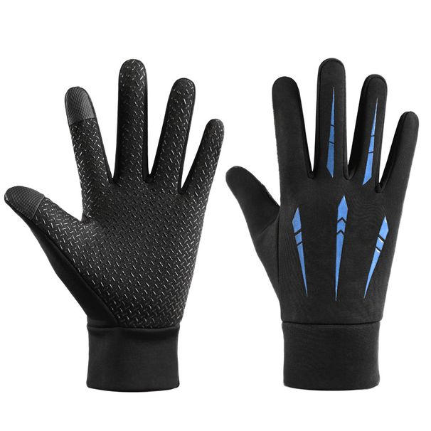 Men's Gloves Men's Autumn And Winter Outdoor Cycling Gloves Plus Velvet Warm Gloves Sports Windproof Non Slip Touch Screen Ski Gloves_viptrois.com