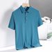 K Men's New Style Group Workwear T-Shirt Short Sleeve Business Polo Shirt_viptrois.com
