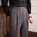Men’s Clothing Men's Suit Pants Light Mature Retro Business Naples Drop Straight Slim Casual Suit Pants Men Commuting_viptrois.com