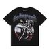 Skull Washed Summer Ins High Street Dark Style Unisex T-Shirts_viptrois.com