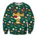 Pure 2025 Cross-Border Holiday Loose Pullover Printed Christmas Sweatshirt Men POD Custom One Piece_viptrois.com