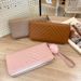 Long Wallet For Women - Wavy Design Slim Clutch Purse With Large Capacity Minimalist Fashion Wallet_viptrois.com