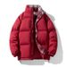 Unisex Winter Puffer Jacket – Streetwear Style, Thickened Polyester Coat With Stand Collar (S-Xxxxl, 7 Colors, Slim & Oversize Fit)_viptrois.com