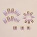 Nails Art Mid-length Fashion Ins Style False Nail Pearlescent Gold Powder Atmospheric Luxury Dressing Manicure Finished Products_viptrois.com