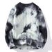 Loom National Trend European And American Tie-Dye For Men Autumn Winter Retro Pullover Knitted Gradient Sweater_viptrois.com