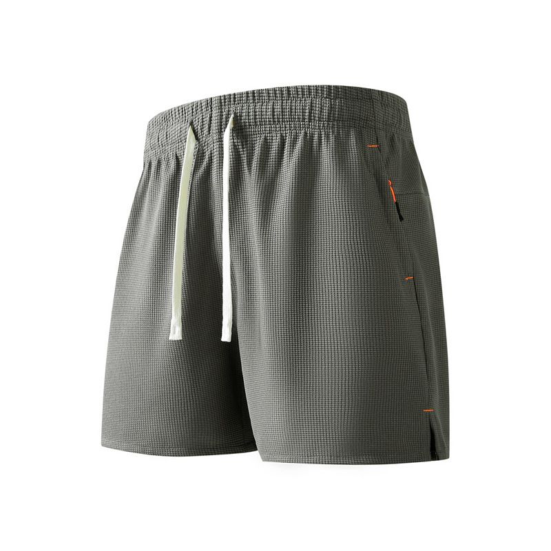 Men's Clothing Quick Drying Pants Running Sports Shorts Casual Pants Summer Ice Silk Large Size_viptrois.com