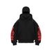 Men's Clothing Station Trendy Brand Pattern Masked Double Hooded Zipper Sweater Trendy Top_viptrois.com