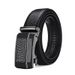 Leather belt men's automatic buckle high end letter crocodile pattern young people business casual pants belt_viptrois.com