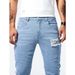 Men's Ripped Stretchy Slim Fit Jeans Style Long Pants Trendy Summer Style Version Skinny Jeans_viptrois.com