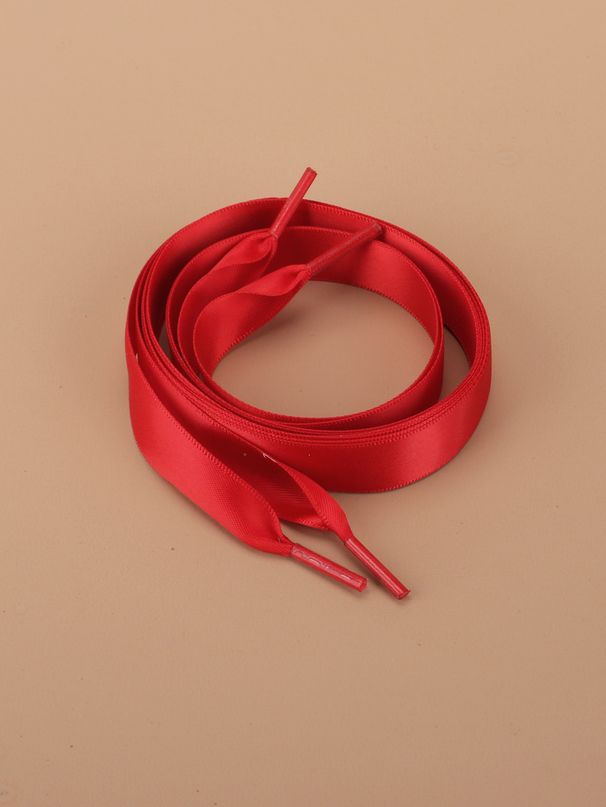 Shoe Accessories faced polyester satin smooth lace silk satin wide flat webbing shoelaces_viptrois.com