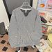 Men's Long Sleeve V-Neck Stripe T-Shirt - Loose Fit Casual Tee For Teens & Young Adults, Retro American Style_viptrois.com
