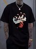 judas Priest British Steel T Shirt Graphic Homme Designer Clothes Summer Fashion Stylish Streetwear Breathable Slightly Versatile Unisex_viptrois.com