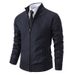 Men’s Slim-Fit Zip-Up Knit Sweater Jacket – Stylish Autumn Pullover With Stand Collar (Sizes M-3XL)_viptrois.com